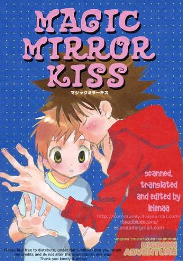 Brazzers Magic Mirror Kiss- Digimon adventure hentai Pussy Fingering