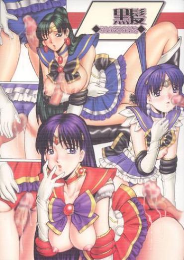 Gay Largedick Kuro Kami - Black Hair Sailor Moon Big Butt
