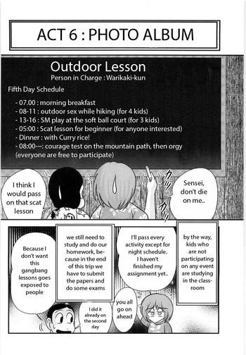Candid Manami Sensei No Kougaigakushuu Ch. 6 | Manami Sensei's Outdoor Lesson Ch. 6  Black Cock